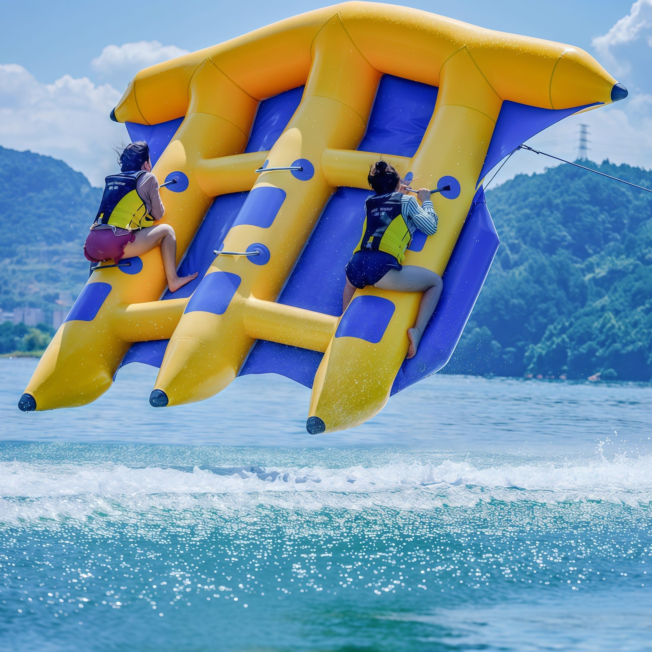 inflatable flying fish